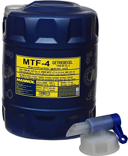 MANNOL MTF-4 Huile de transmission 75 W-80 avec robinet de vidange 20 l
