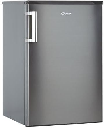 Candy CCTOS 542XHN Frigo Piccolo con Congelatore, 109 Litri, Monoporta, da Tavolo, Camera, Ufficio, Campeggio, Silenzioso, Temperatura Regolabile, Libera Installazione, 55x58x85 cm, Inox