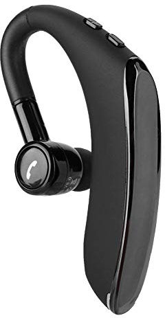 fasient Oreillette Bluetooth F900, oreillette Bluetooth sans Fil V5.0 écouteurs Intra-Auriculaires Mains Libres avec Micro intégré pour Conduite/Affaires/Bureau, Compatible avec iOS et Android - Noir