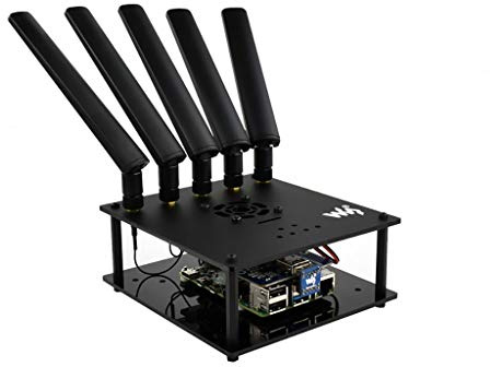 SIM8200EA-M2 5G HAT with Antennas Support 5G/4G/3G, Onboard Snapdragon X55,Multi Mode Multi Band,Data Rate up to 4 Gbps (DL) /500 Mbps (UL)