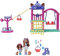 Enchantimals HHC16 - City Tails Abenteuer-Spielplatz Spielset mit den 2 Eichhörnchen-Puppen Sabine und Seneca, 2 Tier-Freunden mit Zubehör, für Kinder ab 4 Jahren
