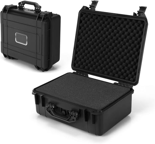 TANGZON Waterproof Hard Case, Shockproof Camera Tool Flight Box
