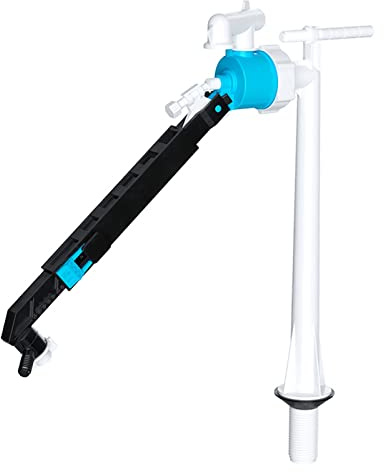 SPARES2GO Bottom Entry Ball Valve Straight Toilet Cistern Filling Adjustable Float Arm Inlet (1/2)