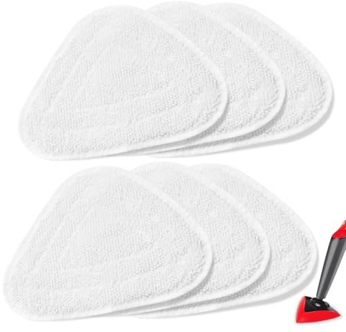 Dampfreiniger Steam Ersatzbezug Kompatibel mit Vileda Dampfreiniger Ersatzbezüge Superfine Faser Tücher Langlebig 6 Stück
