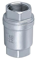 Clapet anti-retour vertical à bouche de fil à filetage femelle en acier inoxydable 304(0.5 Inch)