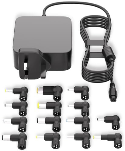 Cabuty Universal Laptop Charger PD90W 15V 16V 18.5V 19V 19.5V 20V Power Supply Adapter Compatible with Lenovo IBM HP Gateway ASUS Acer Dell Samsung Sony Fujitsu Toshiba JBL LG LCD Series with 14 Tips