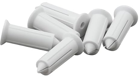 TEW Nailing Plugs, Size 5.5mm, Comes With (Box of 200),Used With Satelitle Cable, Electrical Cable & Christmas Lights, Cable Clip Easily Installed With 5.5mm Drill Bit & Hammer