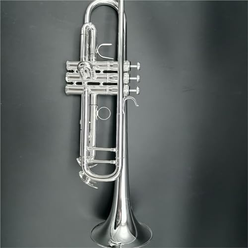 Trompeten-Set Trompeteninstrument, Versilbertes B-Trompeteninstrument, Anfänger-Blechblasinstrument