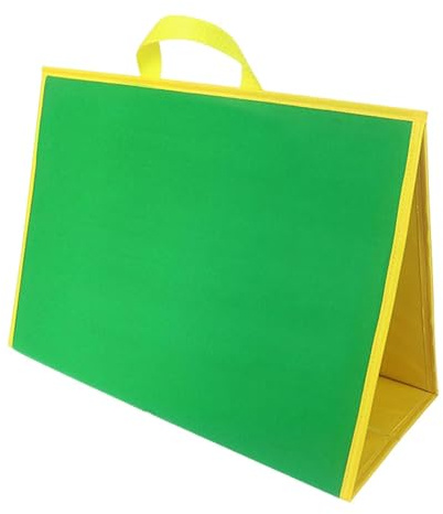 Tableros de enseñanza plegables de doble cara: base de artesanía ligera, asa de transporte fácil | Ayuda de aprendizaje visual, tabla de presentación interactiva con textura para la estafa