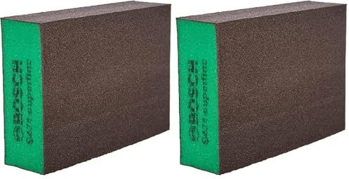 Bosch Professional Accessories Professional DIY Schleifschwamm (69 x 97 x 26 mm), 2609256348, 97 x 69 x 23 mm (Packung mit 2)
