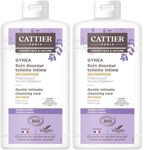 Cattier - Gynéa - Soin Douceur Toilette Intime - Sécheresse - 200ml (Lot de 2)