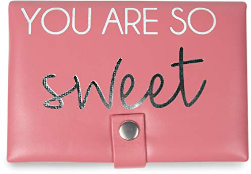 Pavilion - You are So Sweet - 4x6 Pink Travel Jewelry Case