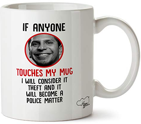 Hippowarehouse Personalised Picture Image Custom If Anyone Touches My Mug Printed Mug Cup Ceramic 10oz