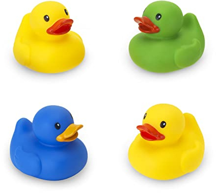 Infantino Duck House, Unisex Multicolor 4-Piece Bath Set