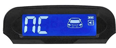 Kit de système de détecteur de radar de stationnement de recul de voiture Riloer, affichage numérique LCD + 4 capteurs de sauvegarde de vue arrière + boîtier de commande numérique pour voitures