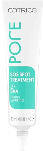 Catrice Pore SOS Spot Treatment, Make Up, Foundation, transparent, für Mischhaut, für trockene Haut, für unreine Haut, Anti-Pickel, beruhigend, schnelltrocknend, vegan, ölfrei, ohne Parfüm (15ml)