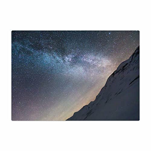 Vero Home 17998 Glas-Schneidebrett | Motiv Natur Nordlichter | rutschfest, kratzfest und lebensmittelecht | Maße: 39 x 29 cm