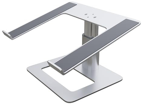 Desire2 Rise, Laptop-Ständer aus Aluminium, Arbeits- und Gaming-Laptop-Ständer, stilvoller Schreibtisch-Organizer und unverzichtbares Büro-Schreibtischzubehör, Laptop- und Tablet-Halter
