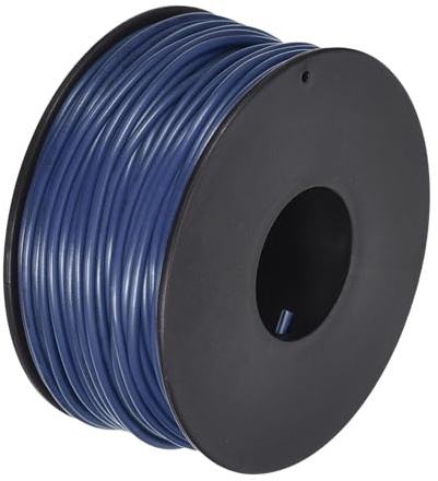 QUARKZMAN 30m 22AWG Elektronik Kabel Gerollt, Elektrodraht UL1007 Spule 6mm² Durchmesser Verzinnte Drähte PVC Elektrokabel für DIY, Kabel Verlängerung, Verbindvungsdraht（Blau）