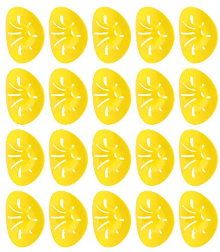 Natudeco 20 Stück Bienenfänger, Wespenfalle, blütenförmiger Schädlingsfänger, wiederverwendbar, Mini-Bienenfänger, Wespen-Trichter, Garten-Imkerei-Werkzeuge, zum Aufhängen von Hornissen