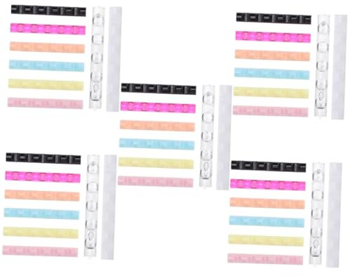 MAGICLULU 40 Stk Nagelstifthalter Nagelbürstenhalter Maniküre Stift Halter Nagelstift Kristallhalter Nailart-Pinselhalter Ständer für Nagelbürsten Nagelbürste ruht Bar die Bürste Acryl