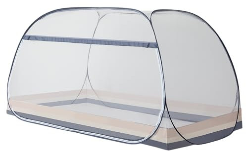 Pop Up Mosquito Tent,Portable Design with ​Sealed Netting Bottom & Instant Foldable Frame | ​Indoor/Outdoor Use for Kids & Adults | Compact Travel Bag (L76 xW39 xH59)