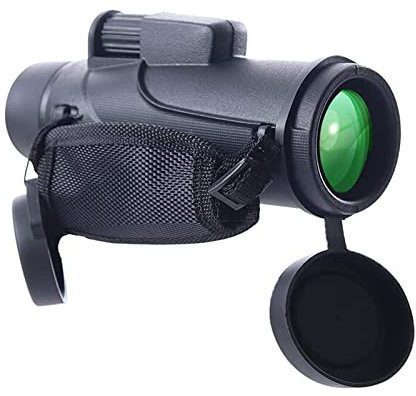 Monoculaire 12 x 42 prisme BAK-4 lentille multicouche avec dragonne pour l'observation des oiseaux, la chasse, la randonnée
