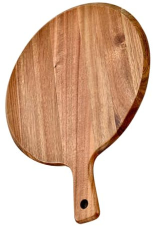 Alipis Tabla De Pizza De Madera Tabla De Cortar Para Pizza Pequeño Largo Corte Servicio Tablas De Queso Bandeja De Pizza Lámina Junta Tabla Para Servir Pan Tabla De Embutidos Light Brown