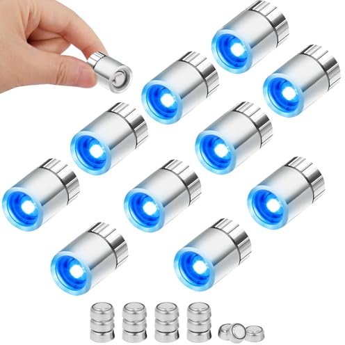 KATELUO 10 Pezzi Mini Luci LED a Batteria, Mini Luci a LED per Casa Delle Bambole, per Case Delle Bambole Giocattoli Vetrine Fai Da Te