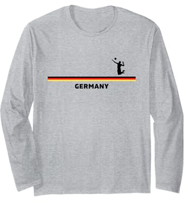 Volleyball Fan Beachvolleyball Outfit Germany Langarmshirt