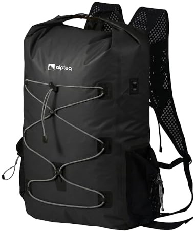 Alpteq® AlpPak Air 20L Drybag-Rucksack – Ultraleicht, wasserdicht aus TPU, Rolltop für Reisen, Wandern, Kajak, SUP & Outdoor, Innovatives High-Tech-Material