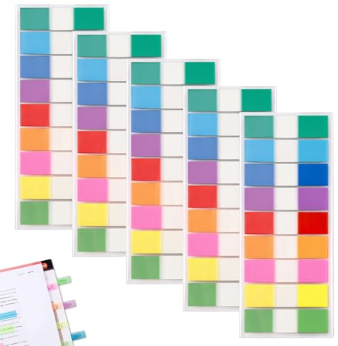 Haftnotizen Klebezettel, Haftstreifen, Seitenmarker - 900 Stück Haftnotizen Set Für Büro, Schule Und Studium – Ideal Zum Lesen, Schreiben, Lernen, Notizen Machen Und Planen
