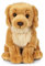 Living Nature Golden Retriever Kuscheltier, realistischer, Flauschiger Plüschhund für Babys, Jungs, Mädchen und Erwachsene, nachhaltiges Stofftier für Kinder, Geschenke zur Geburt, 20 cm