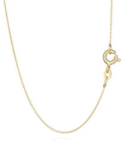 NKlaus Ankerkette flach aus 585er Gelbgold, 14 Karat, 0,8mm breit 1 Stück