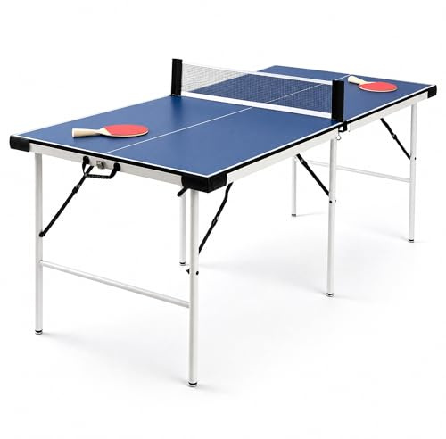 HLC Table de ping Pong Exterieur Pliable 169×81×69cm | Table de ping pong pliable, Table ping pong facile à transporter, Table de ping-pong pour l'intérieur et l'extérieur
