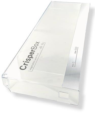 DL-pro Pannello per cassetti da 450 x 165 mm per Bosch 11000682 per CrisperBox, contenitore per verdure, frigorifero