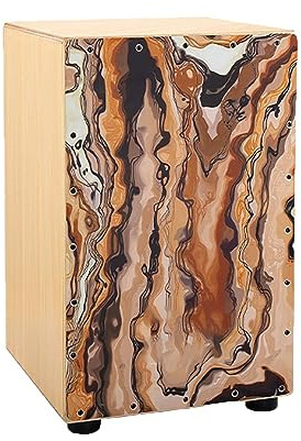Cajon Box Trommel-Holzkiste Trommel Musikinstrument Handtrommel Percussion Instrument leicht zu erlernen (D)