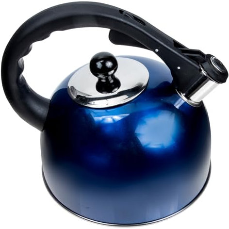 LeGDOr Lagerfeuer-Propangas-Ventil, kochender Pfeiftopf, Herd-Wasserkocher, Tee-Wasserkocher, Teebereiter, tragbare Teekanne, Vintage-Pfeif-Teekanne, Heizkessel, Camping, Edelstahl