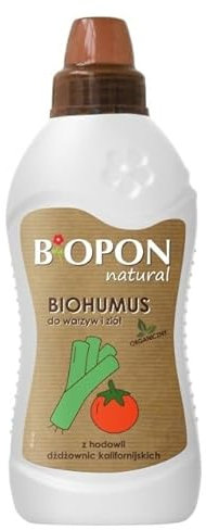 Biopon Universal Biohumus Gemüse- und Kräuterdünger 1l, komplettes Nährstoffset, Pflanzenwachstum, Pflanzennahrung