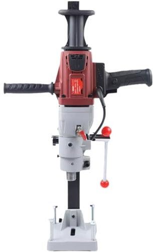 Reiner Kupfermotor KernbohrgeräT Stabile Halterung Kernbohrmaschine Diamant Nass Trocken Bohren Ernbohrer Kernbohrer Handhold HöHe Der Ist Verstellbar Und Trockeneinsatz Rot 2200W 1200Rpm
