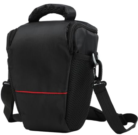WURMONE Kamera Tasche, Kameratasche Spiegelreflex, Schwarz SLR Fototasche, DSLR Kameratasche, Kamera Tasche für Canon Nikon Sony Kameras und Zubehör