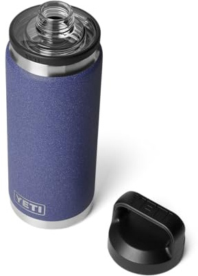 YETI Rambler Bottle Chug, Vacuum Insulated Stainless Steel Bottle with Chug Cap, Moon Dust, 26 oz (760 ml)