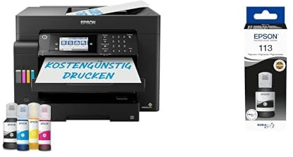 Epson EcoTank ET-16655 Plus zusätzliche Tintenflasche (Schwarz)