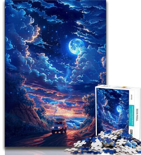 Puzzle 1000 Teile für Erwachsene Traumszene Teenager-Puzzles Quizspiel Wanddekoration Einzigartige Geburtstags 75x50cm
