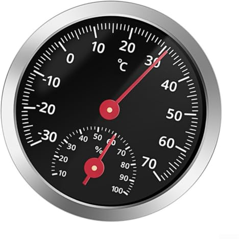 Thermomètre hygromètre mécanique haute précision pour voiture