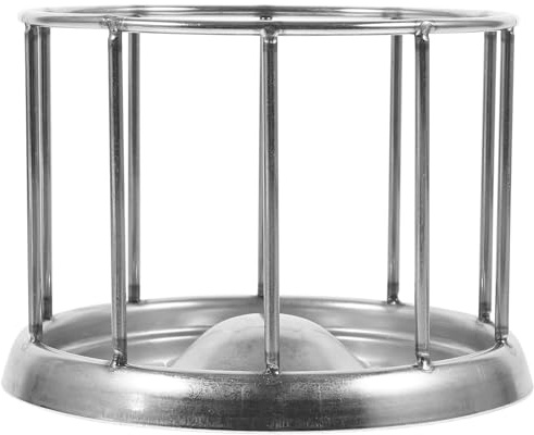 Sosoport Edelstahl Futter und Wassernapf für Schildkröten Reptiliennapf 11cm Rostfrei Terrariumschale für Haustiere