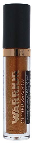 Flower Beauty Warrior Glitter Liquid Eyeshadow, LongLasting HighImpact Shimmer for Eyes, Cruelty Free Makeup, Flame, 0.13 Oz
