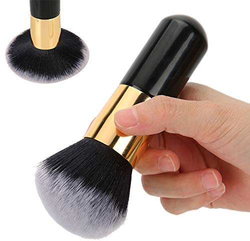 Große, lose Puderbürste, weiches, langes Haar Rouge Foundation Brush Nass Trocken Kosmetikwerkzeug für das tägliche Make up Polierrot Hervorheben der Kontureinstellung Lose Pudermischung