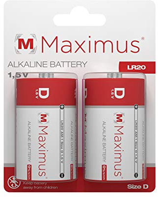 MAXIMUS Pile alcal. LR20 MN1400 D BL 2