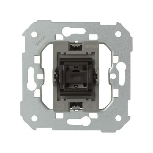 CABLEPELADO Interruptor unipolar | Mecanismo Interruptor | 10 AX 250V | 7700101-039 | con sistema de emborronamiento 1click | Apto para series Simon 75, 82 y 88